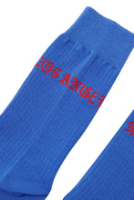 ELECTRIC BLUE SOCKS