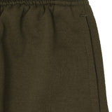 RAW FINISH CROPPED PANTS IN OLIVE