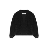 LITTLE HUMAN™ TOWEL CARDIGAN IN ANTHRACITE