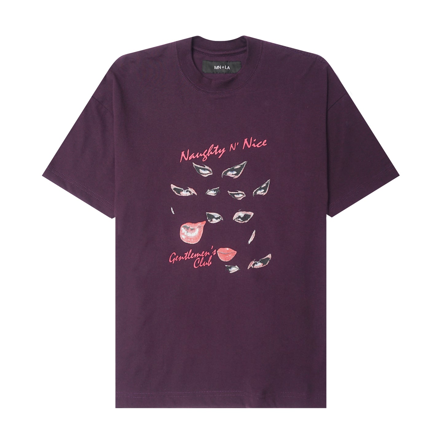 "EYES NEVER LIE" TEE IN SHADOW PURPLE