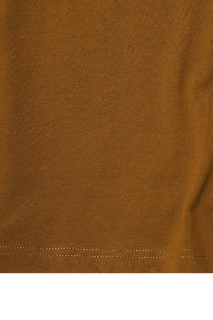 "VISAGES" ULTRA HEAVY TEE IN RUST