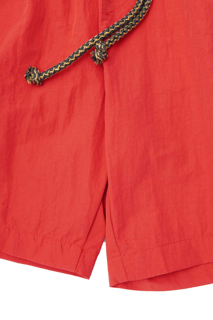 HOUSE SHORTS IN SCARLET