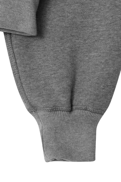 MN+LA™ SPLIT HOODIE IN ANTHRACITE/HEATHER GREY