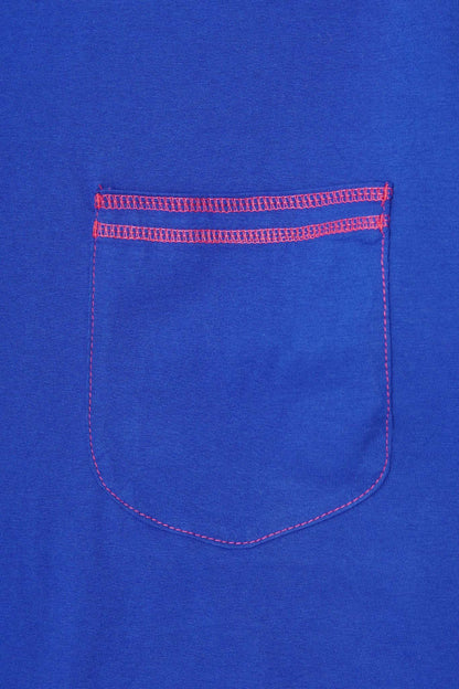 "ELECTRIC BLUE" LITE POCKET TEE V2