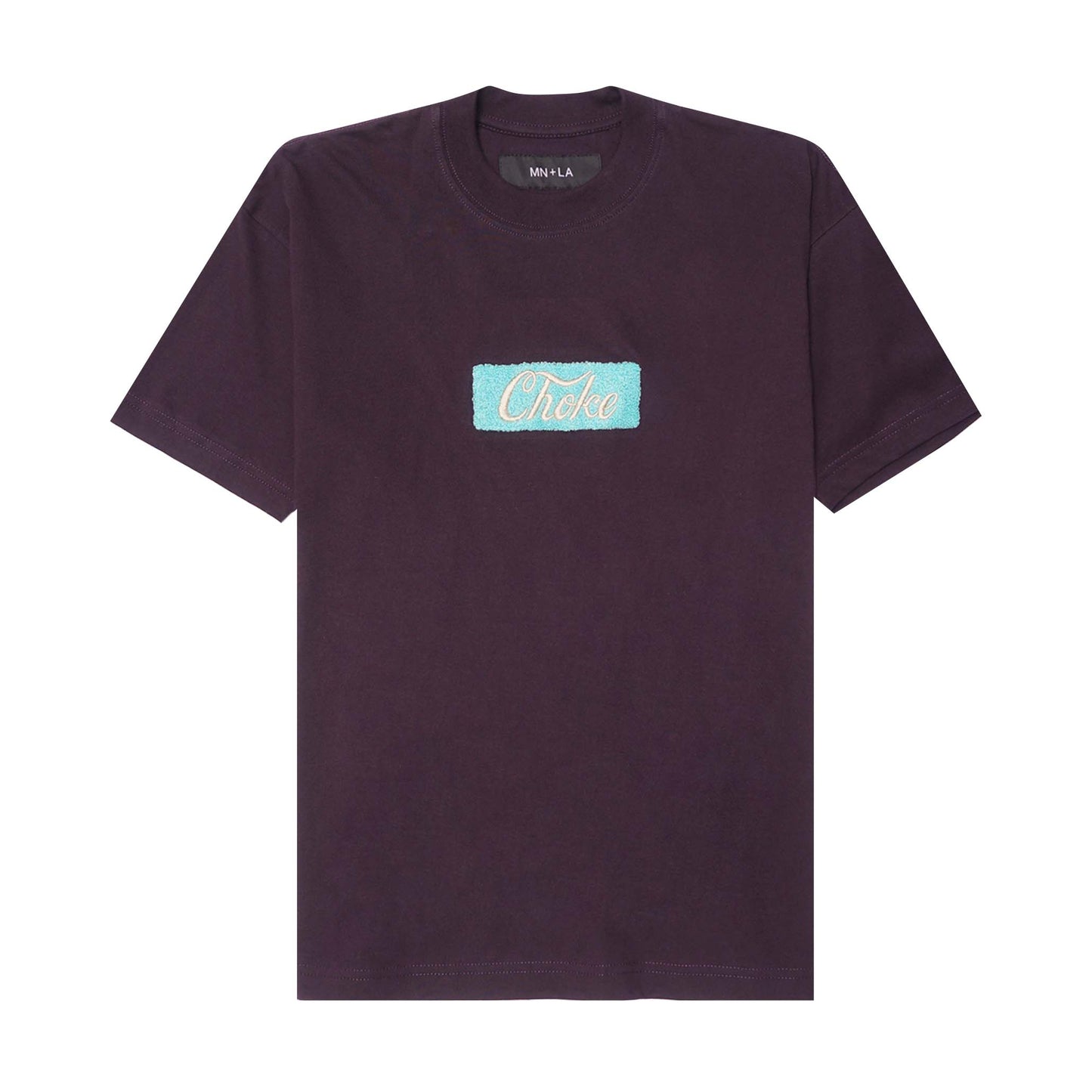 "CHOKE" TEE IN SHADOW PURPLE