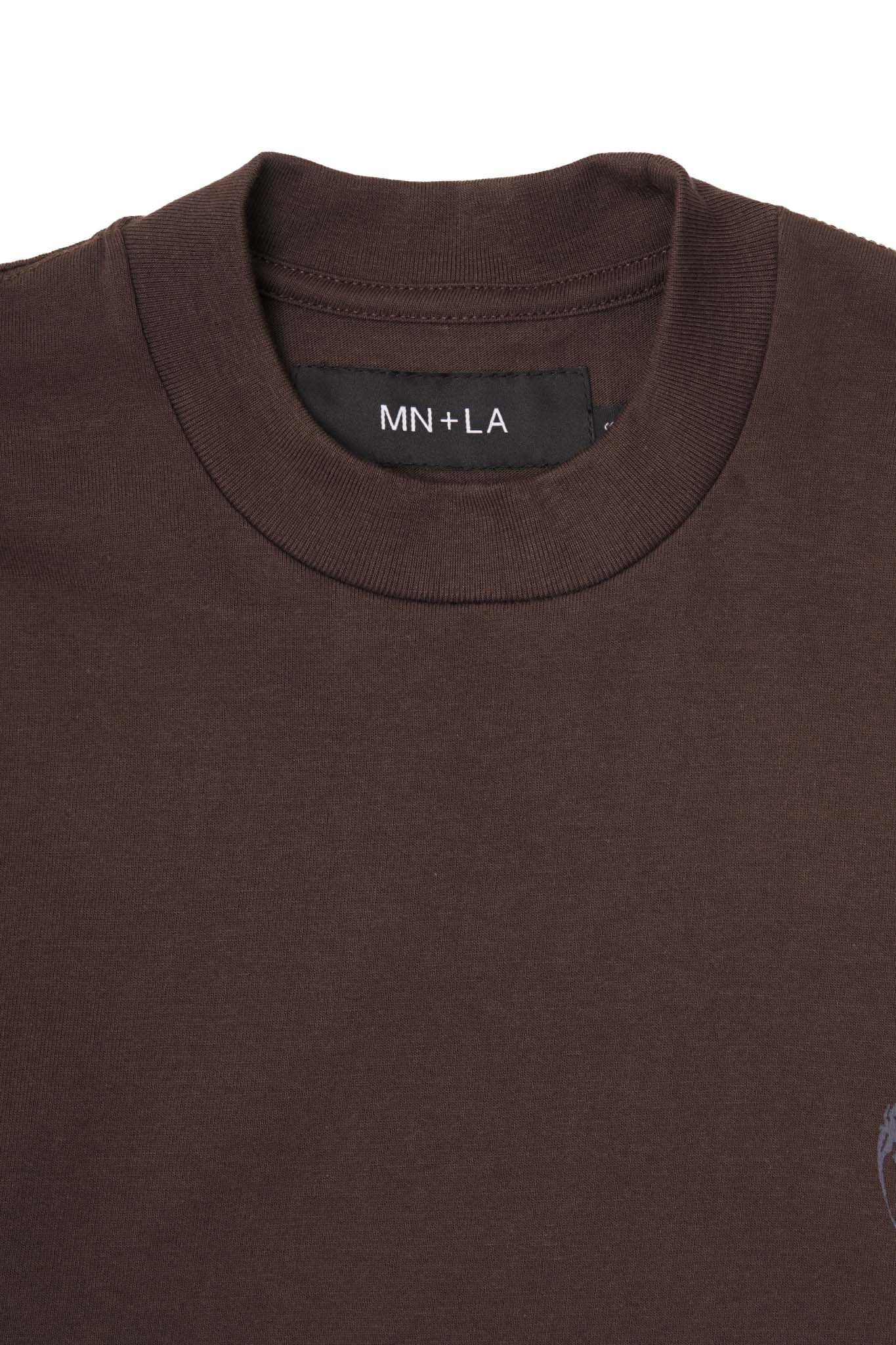 "SOUFFRE IN SILENCE" ULTRA HEAVY TEE IN WOOD