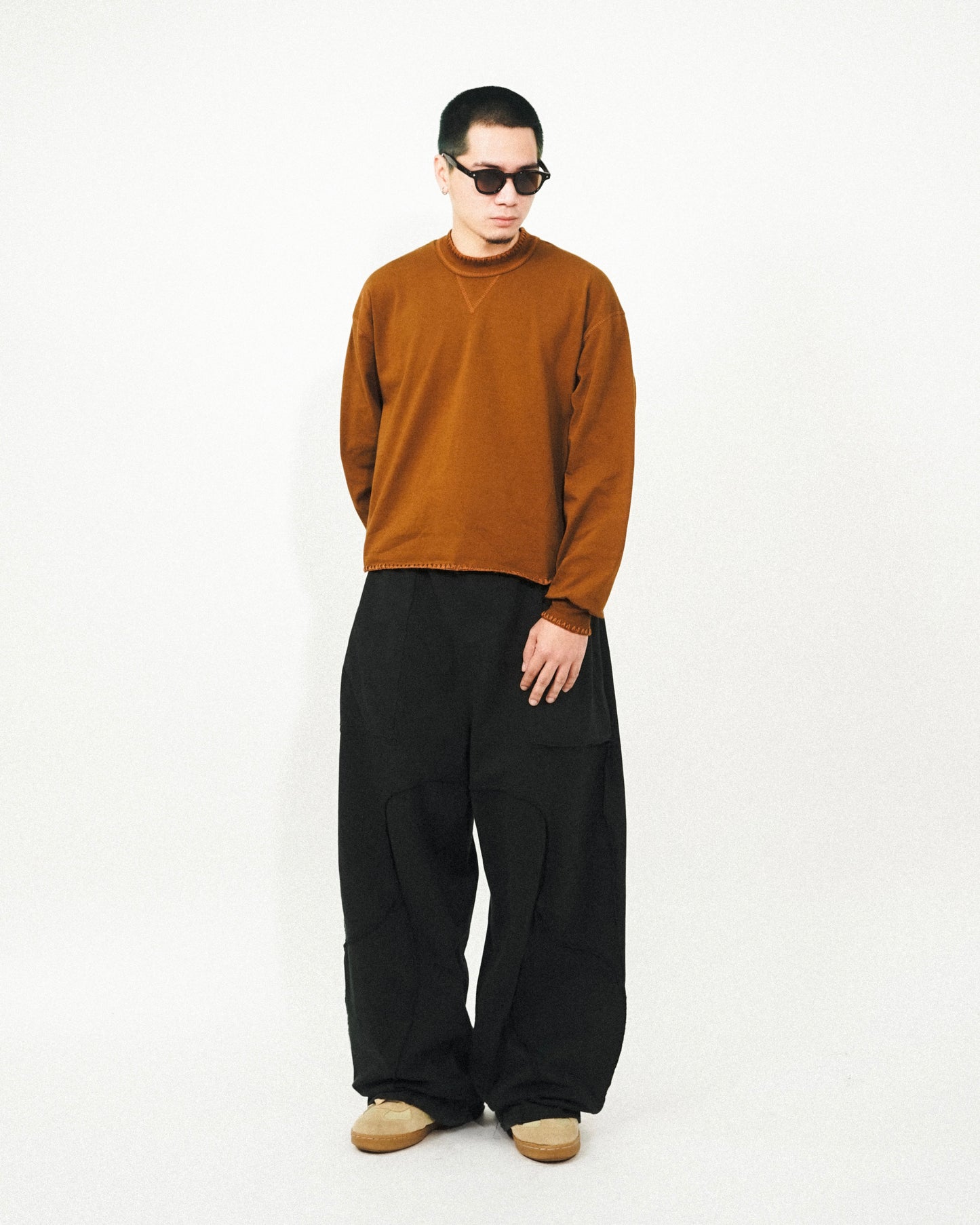 INCA SWEATSHIRT IN RUST