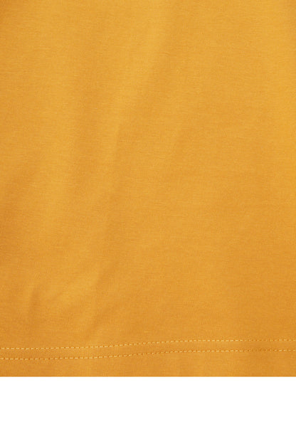 "FCF" TEE IN MUSTARD