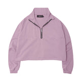 M+ QUARTER ZIP L/S TEE V2 IN LAVENDER