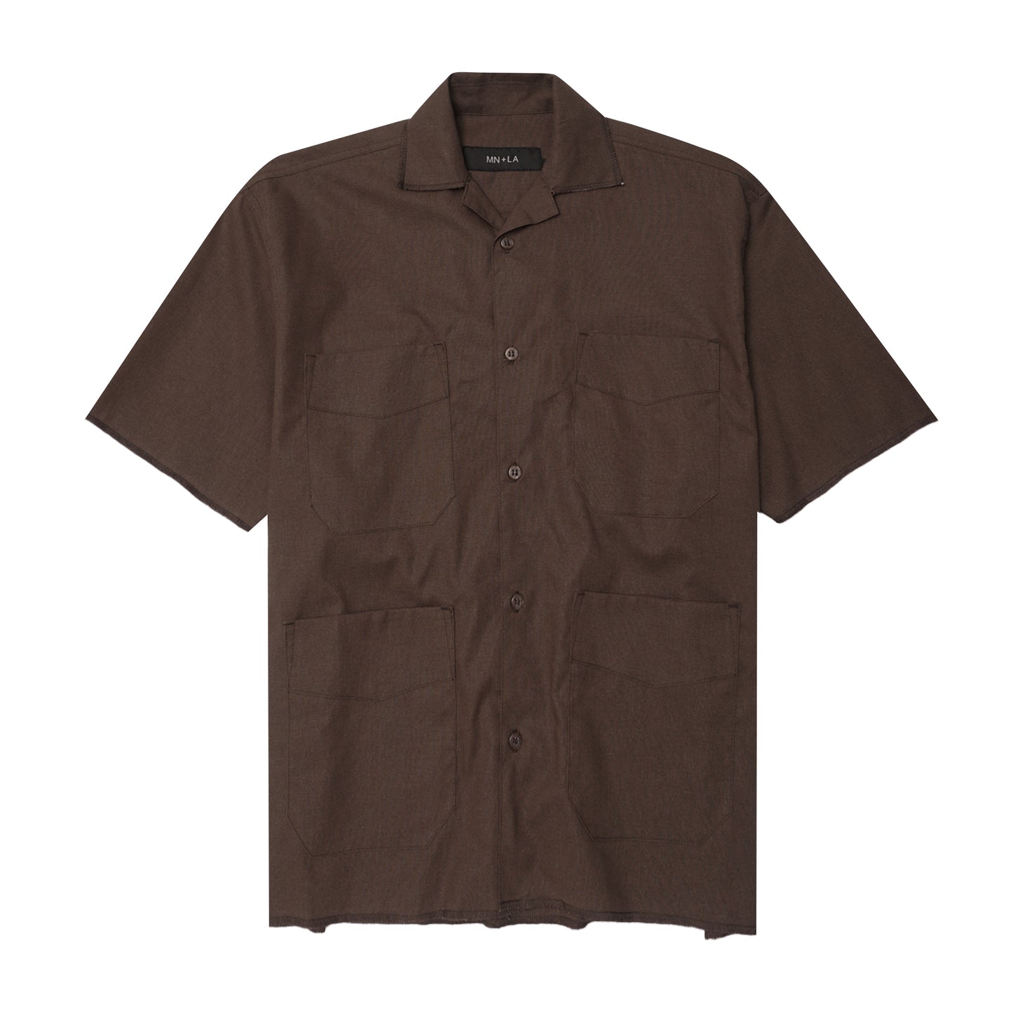 4 POCKET CUBAN SHIRT IN WOOD