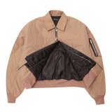 FLIGHT BOMBER JACKET IN CHAMPAGNE