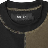 NEEDLEWORK POCKET WAFFLE TEE IN TAIGA