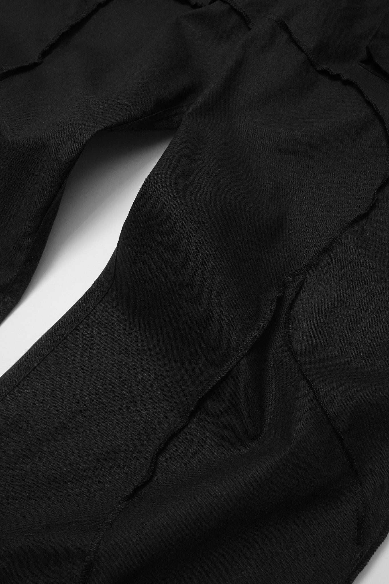LINEN VEIN PANTS IN GRAPHITE