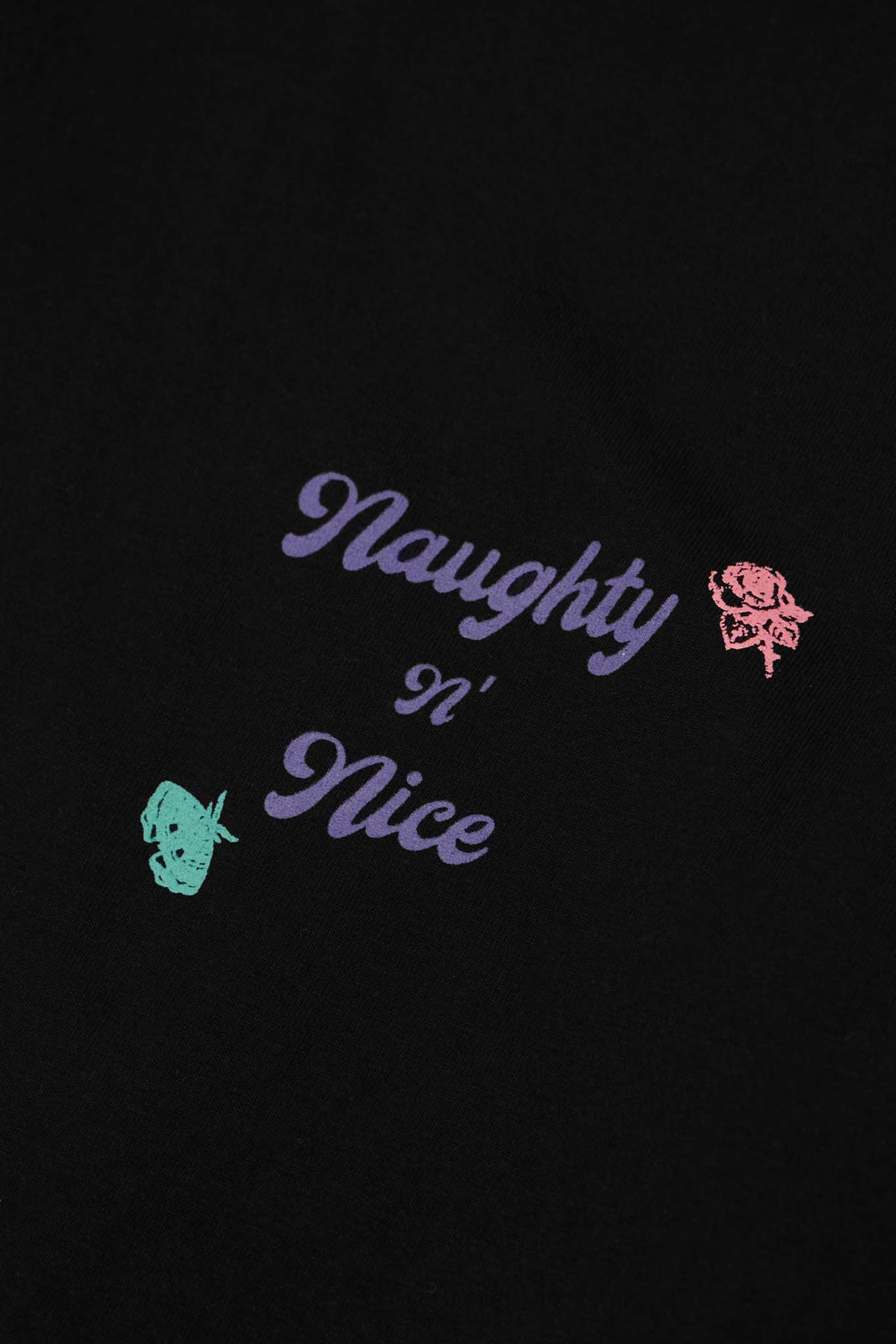 NAUGHTY N' NICE "WILD, SEXY N' FREE" TEE IN ANTHRACITE