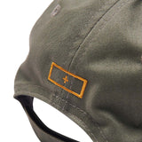 "HITTER" V3 6 PANEL HAT IN OLIVE/CANARY