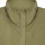 QUARTER ZIP L/S TEE IN OLIVE