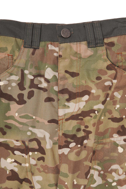 "PAINTER'S CAMO" DOUBLE KNEE PHAT SHORTS