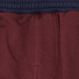 ROGUE SPLIT WIDE PANTS IN BURGUNDY/NAVY