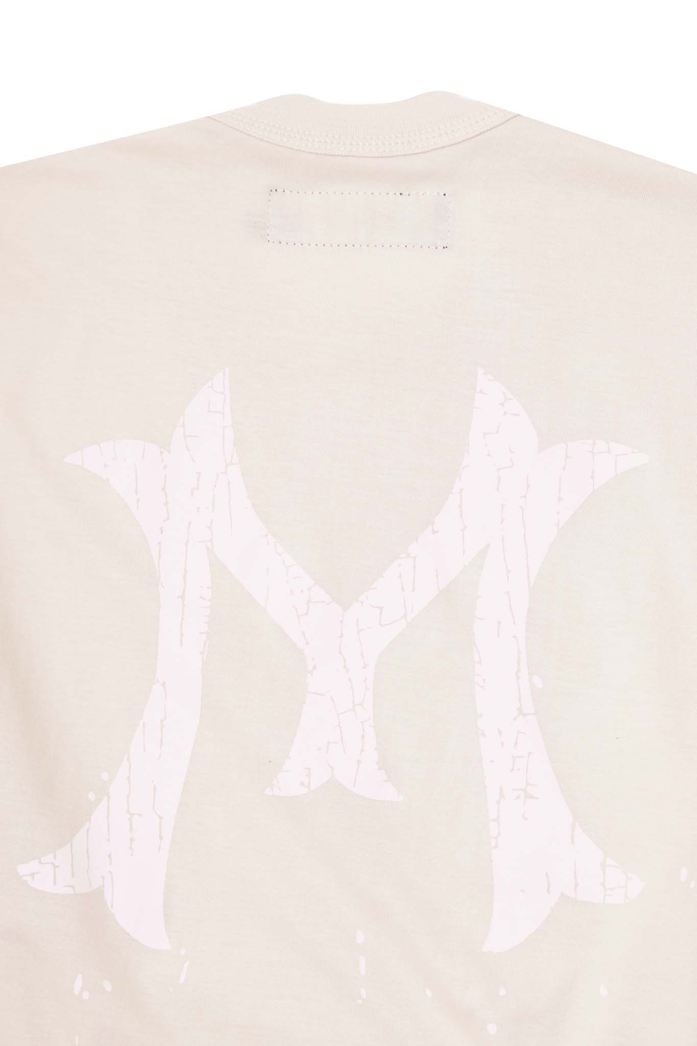 "HITTER" V3 MILITIA MOCK NECK LITE TEE IN POWDER PINK