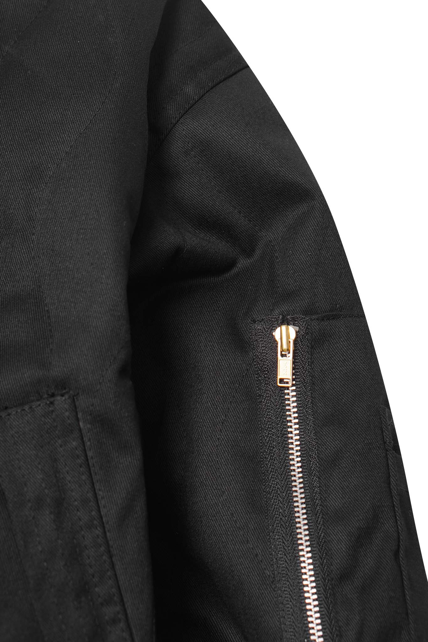 FLIGHT BOMBER JACKET IN GRAPHITE