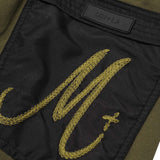 M+ OVERPOCKET PHAT SHORTS IN OLIVE
