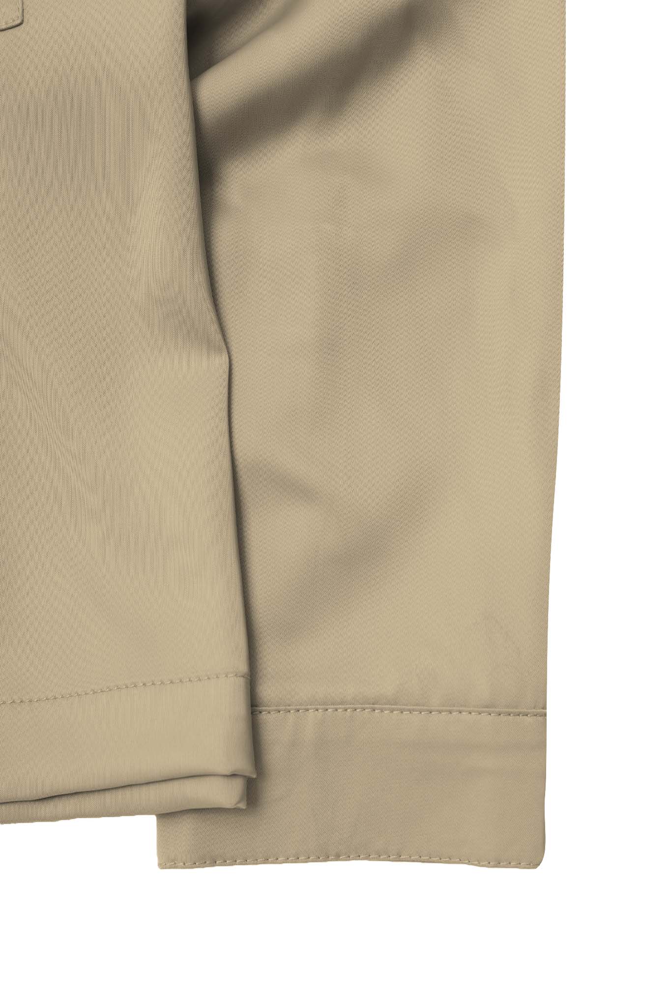 MANDARIN QUARTER L/S SHIRT IN SIENNA
