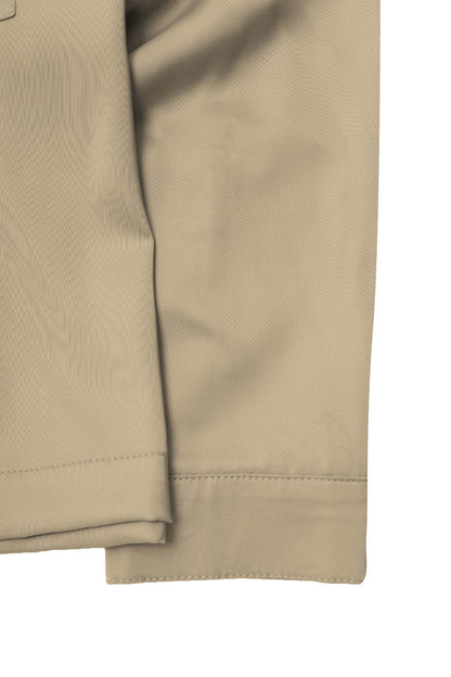 MANDARIN QUARTER L/S SHIRT IN SIENNA