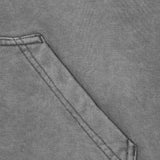 CUTOFF HOODIE IN CEMENT