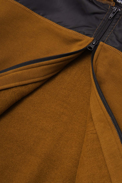 SHINOBI ZIP HOODIE IN RUST