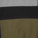 NEEDLEWORK CUTOFF SWEATSHIRT IN TAIGA