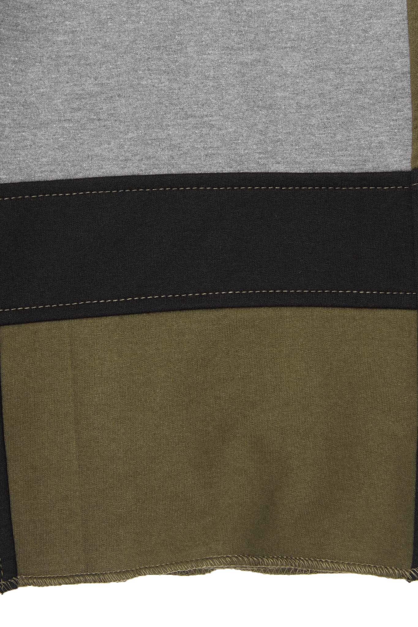 NEEDLEWORK CUTOFF SWEATSHIRT IN TAIGA