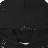 "PAINT SPLAT" LITTLE HUMAN™ HOODIE IN CAVIAR