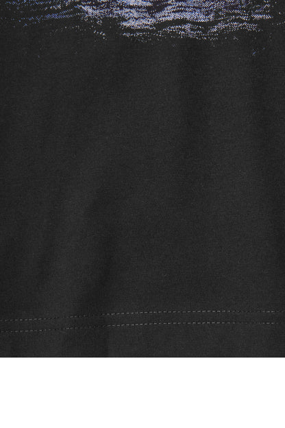 "HORSE POWER" TEE IN MIDNIGHT