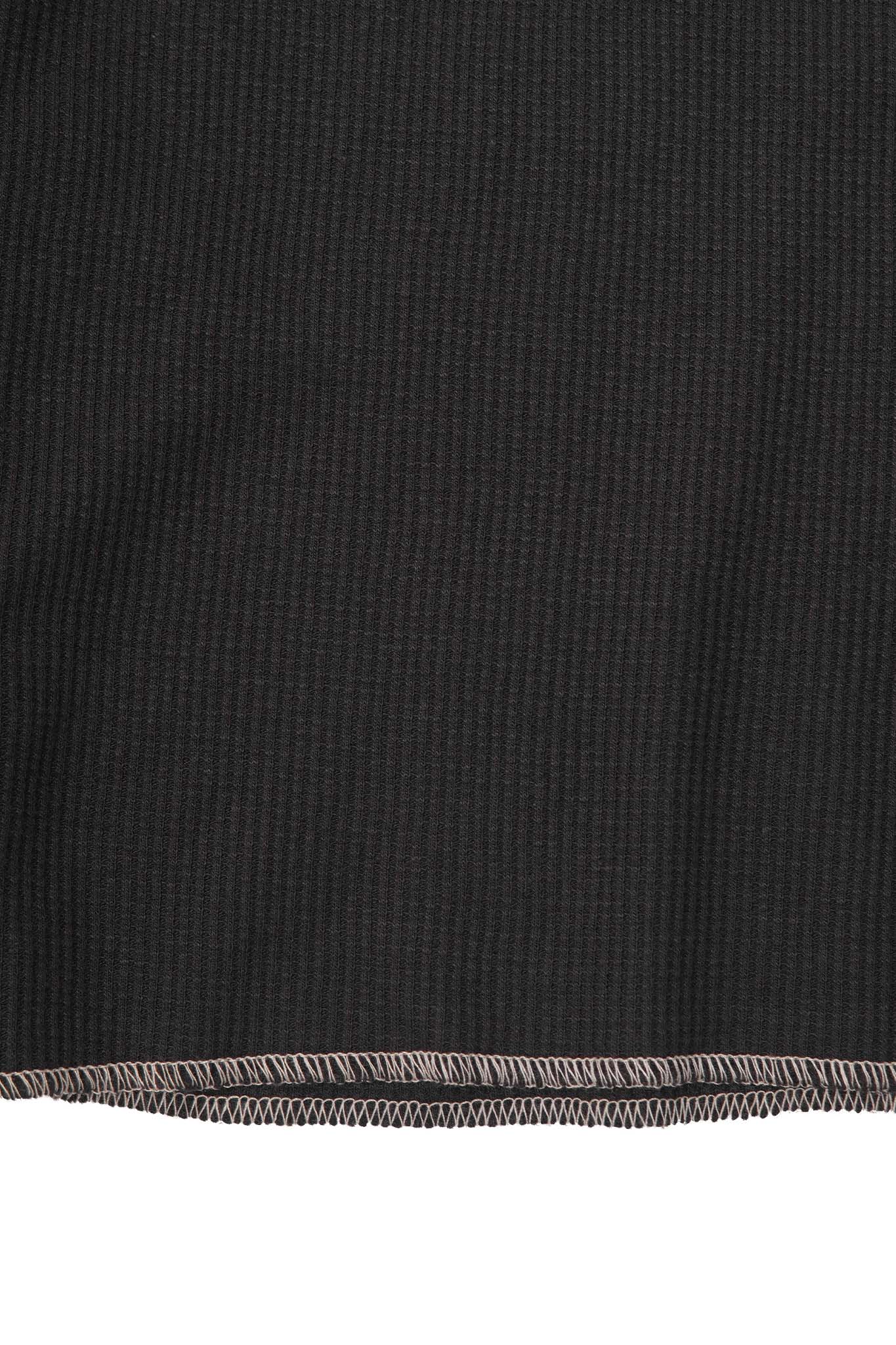 "FCF" WAFFLE TEE IN ANTHRACITE/WHITE