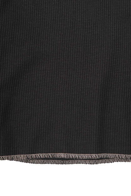 "FCF" WAFFLE TEE IN ANTHRACITE/WHITE