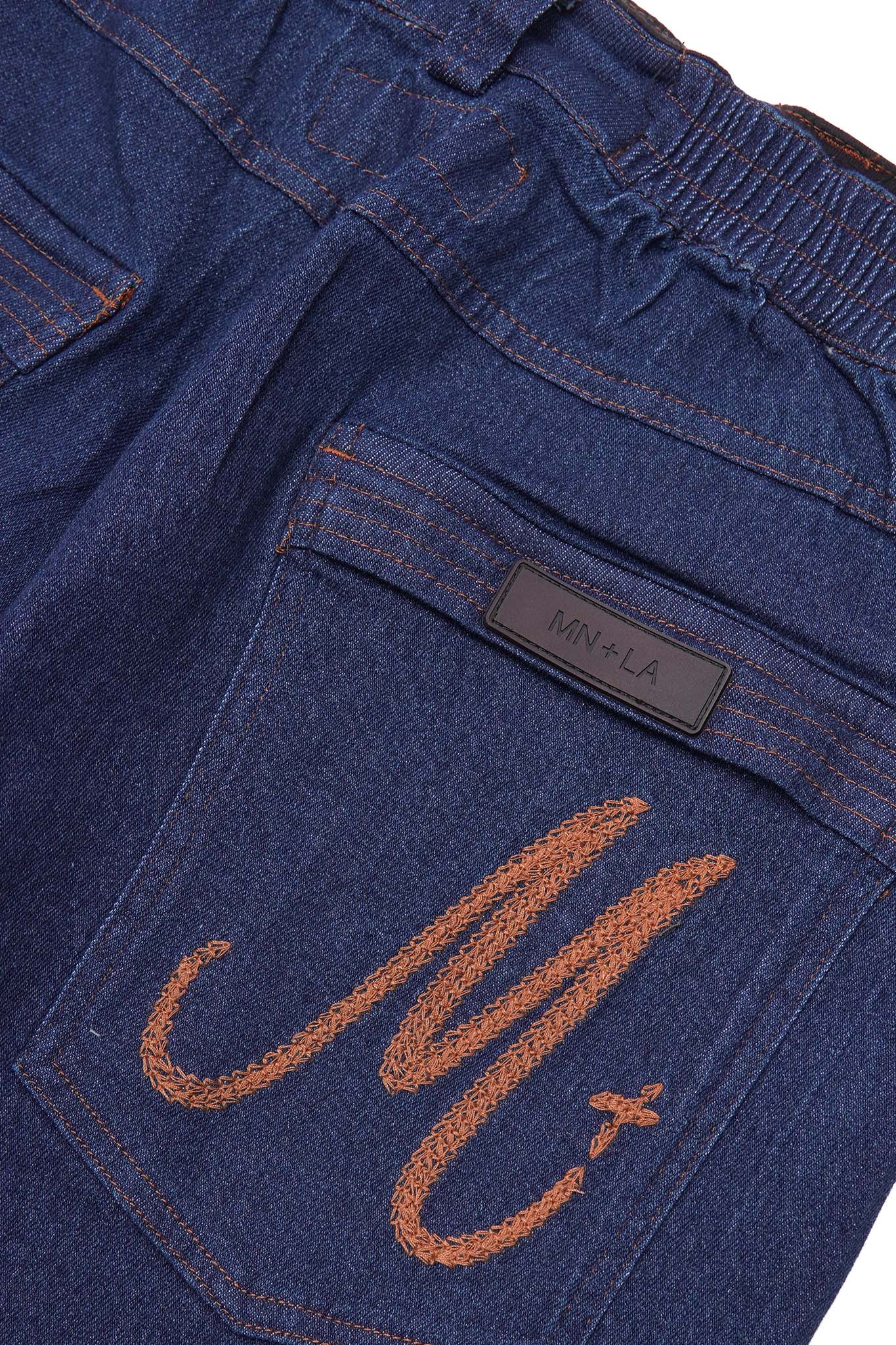 "COLD NAVY" OVERPOCKET PHAT SHORTS