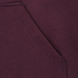 EXO™ CUTOFF HOODIE IN WINE/NAVY