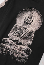 "THE ENLIGHTENED ONE" TEE IN CAVIAR