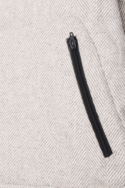 "FLOW" BOMBER JACKET IN GAINSBORO