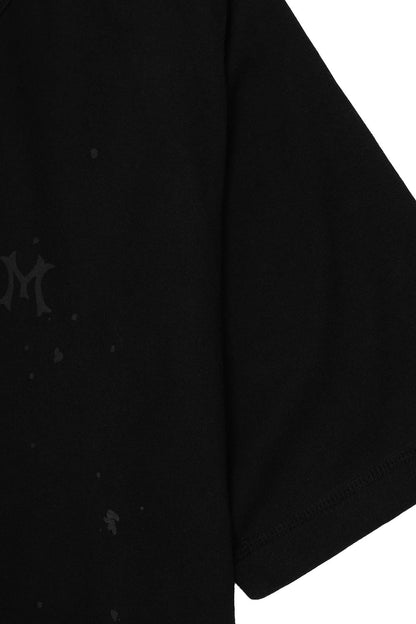 "HITTER" V3 MOCK NECK LITE TEE IN ONYX
