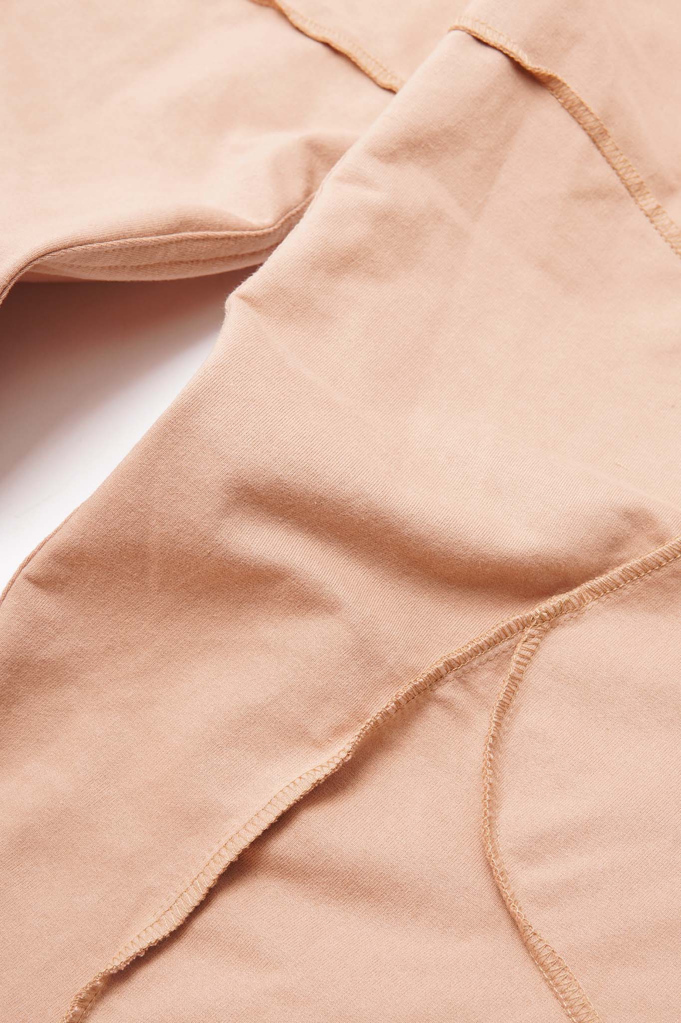 VEINS FRENCH TERRY PANTS IN WHEAT