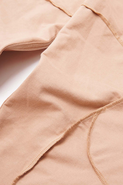 VEINS FRENCH TERRY PANTS IN WHEAT
