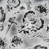 "CITY OF ANGELS" TEE IN ANTHRACITE