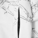 "WIRE WORK" HOODIE IN ARCTIC