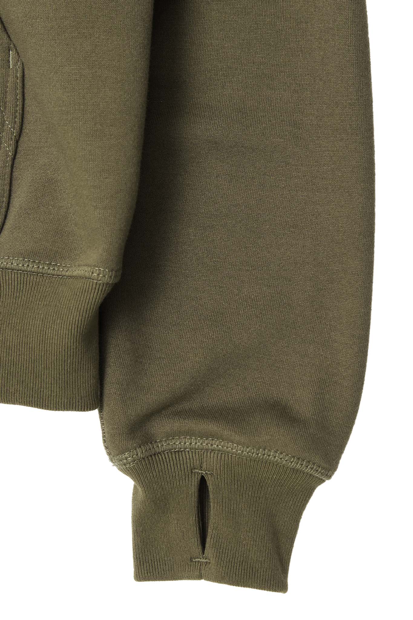 MILITIA HOODIE IN OLIVE