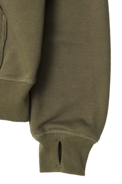 MILITIA HOODIE IN OLIVE