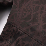 "VINES AND THORNS" OVERPOCKET PHAT PANTS IN CHARCOAL GREY