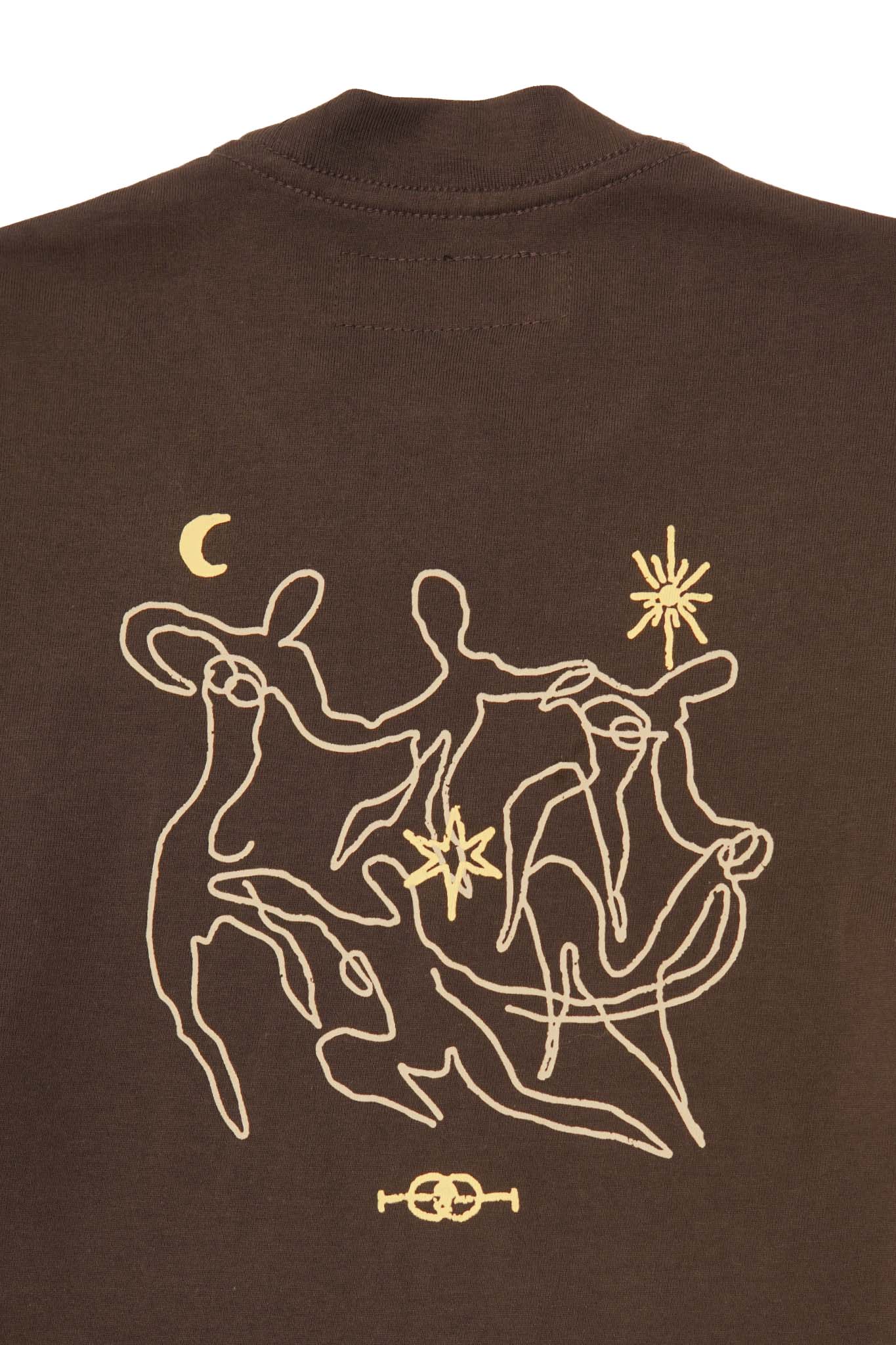 "ETERNAL RYTHM" ULTRA HEAVY TEE IN WOOD