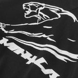 "COUGAR" SWEATSHIRT IN CAVIAR