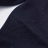 BOOTCUT PANTS IN NAVY SPECKLE